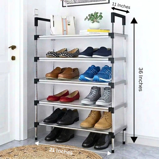 FlexiStack 5-Tier Shoe Cabinet