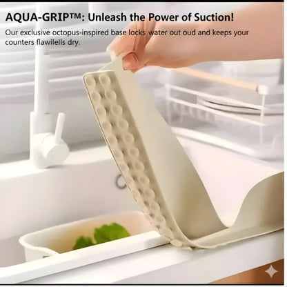 AQUA-GRIP Countertop Splash Guard