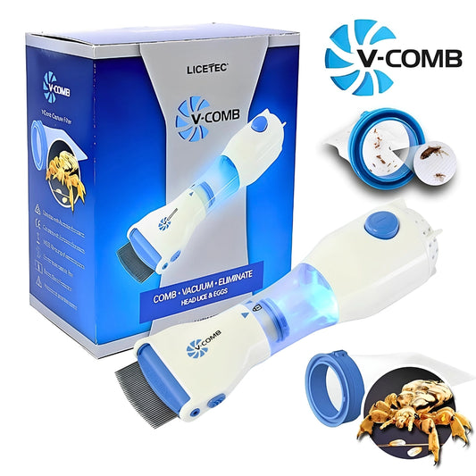 Chemical-Free Lice Vacuum Comb ✨