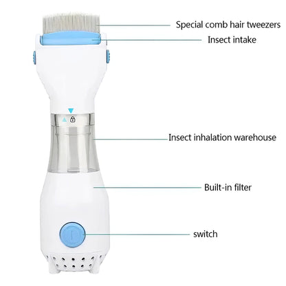 Chemical-Free Lice Vacuum Comb ✨