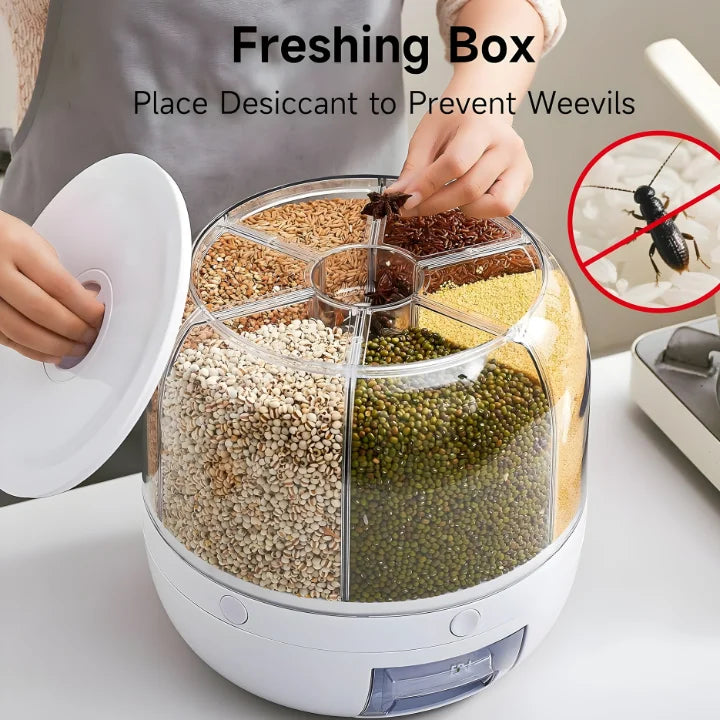 Ever-Fresh Premium Family-Edition Dispenser (1Kg Each Compartment)
