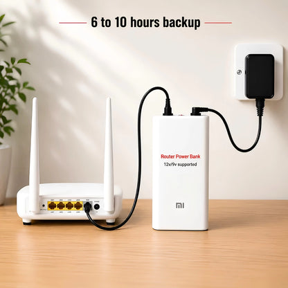 Zero Downtime: Up to 10-Hour Smart Router / WiFi UPS
