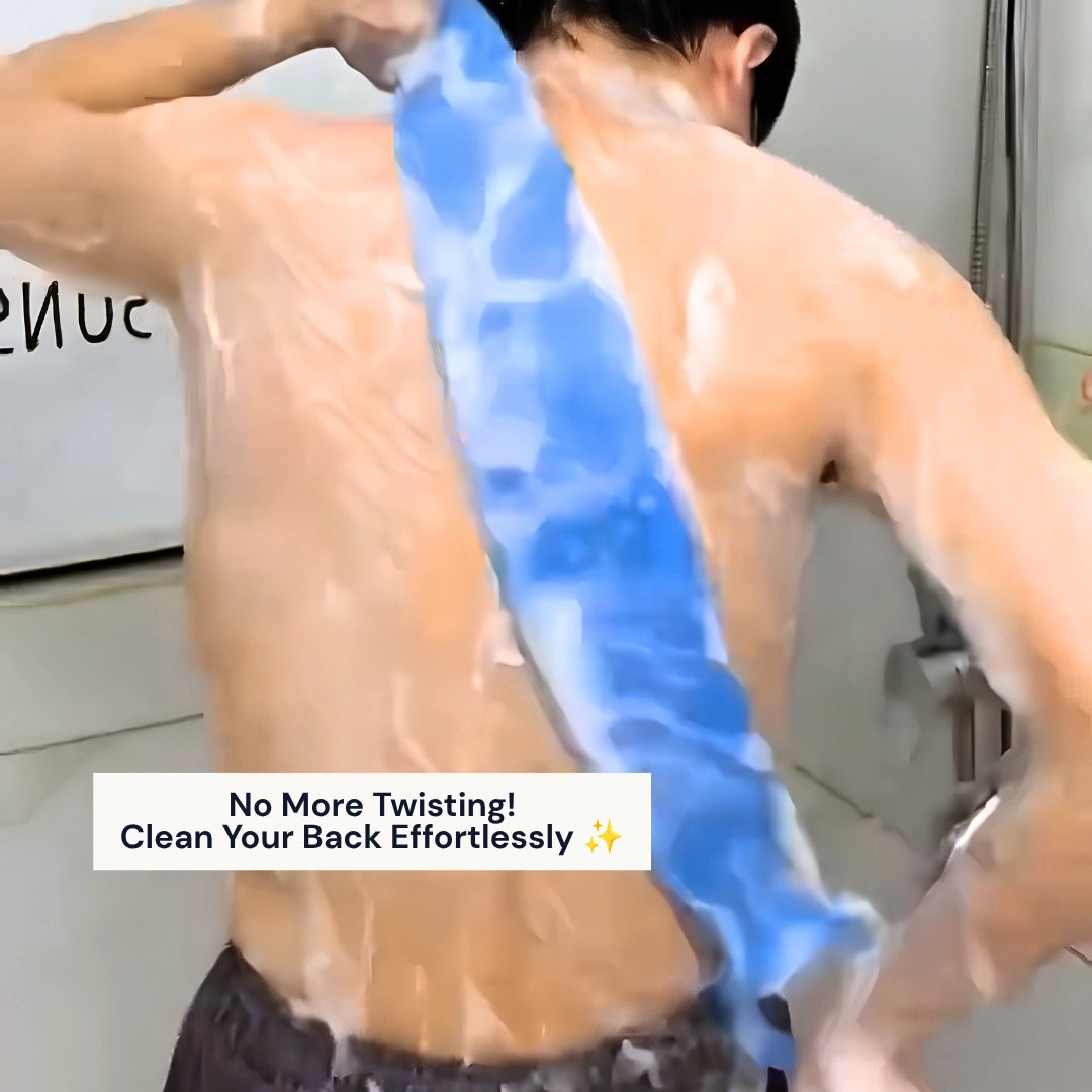 PureScrub Silicone Bath Scrubbing Belts (Pack of 2)