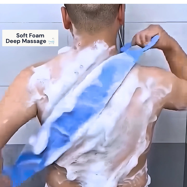 PureScrub Silicone Bath Scrubbing Belts (Pack of 2)